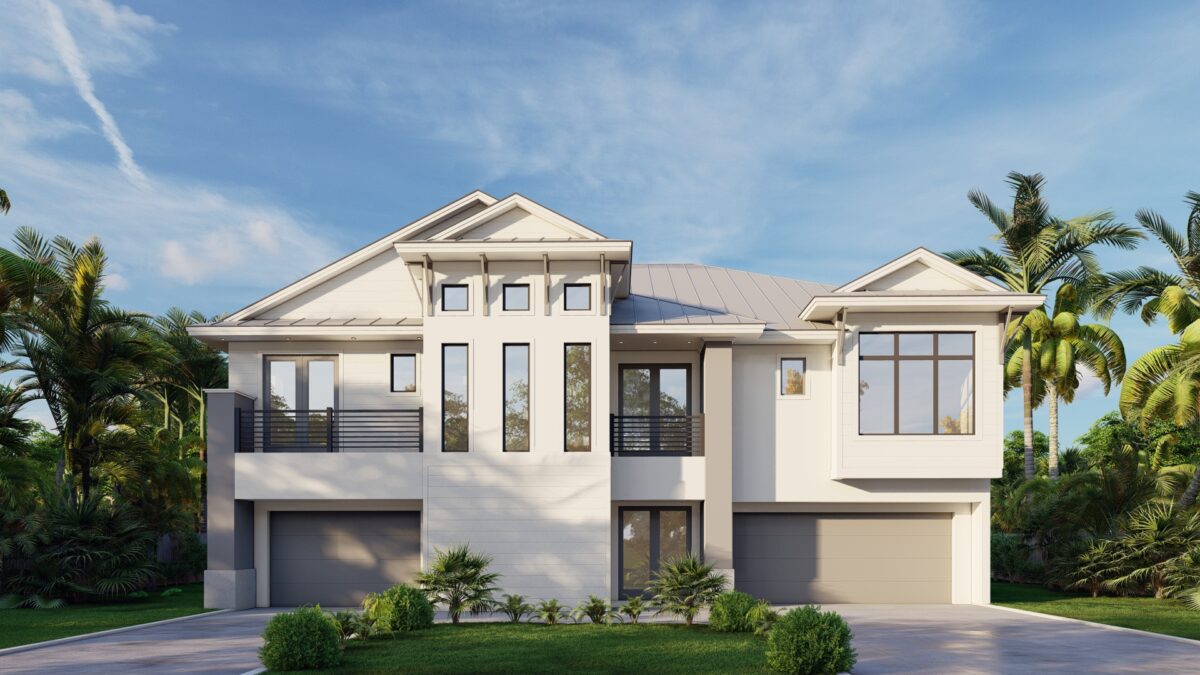 Driftwood front elevation rendering
